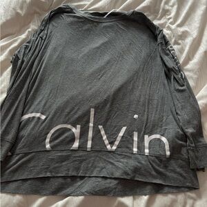 Calvin Klein oversized long sleeve shirt